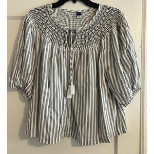 Old Navy Women’s Boho Peasant Blouse Size Large